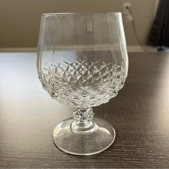 Set of 4 Crystal D'Arques Longchamp Brandy Cognac Snifter Glasses - Picture 2 of 3